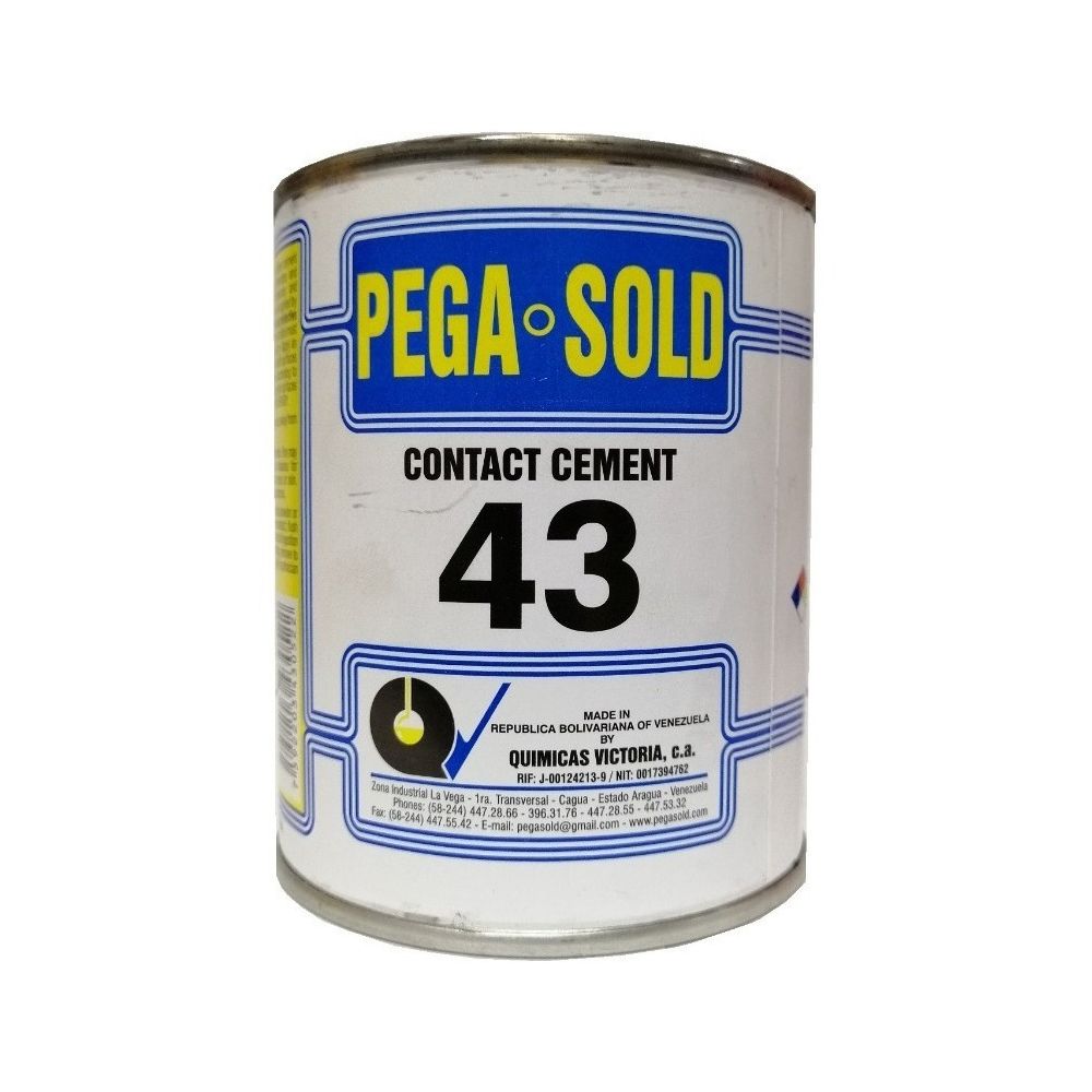 CEMENTO DE CONTACTO/ PEGA AMARILLA PEGA-SOLD 43, ¼ Gal - Procura Center